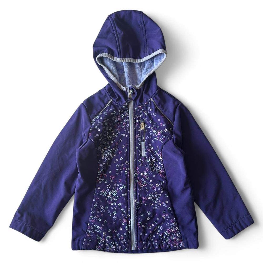 Free Country Girls Floral Softshell Winter Jacket Size M(5/6)